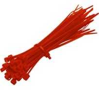 Кабельный хомут duwi нейлон, 300x4,8 мм, красный, 25 шт. 30244 5