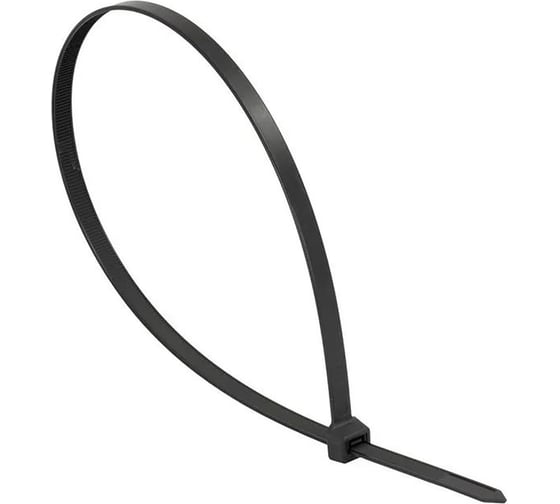 Кабельный хомут duwi нейлон, 250x3,6 мм, черный, 25 шт. 30237 7 1