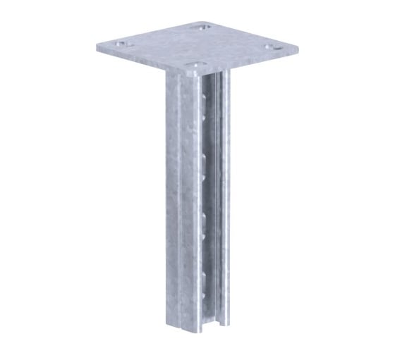 Стойка PRO-montag.ru 2CS21 двойная L=200 (2,5) INOX AISI 304 CM79080INOX 1