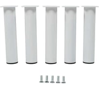 Комплект ножек 250x50 мм белый 5 шт. Larvij LSB250WH50