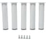 Комплект ножек 250x50 мм белый 5 шт. Larvij LSB250WH50 1