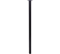 Ножка мебельная квадратная Larvij 800x25 мм, черный, L61S80BL25