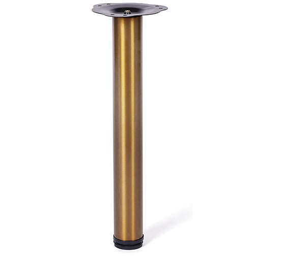 Ножка для стола Larvij 400x50 мм, антик бронза, L61R400AB50 1