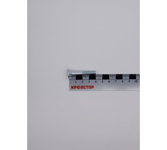 Болт Крепстор 6х40 мебельный DIN 603 оцинкованный, 200 шт 4665316940752 1