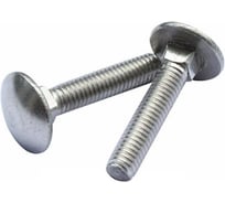 Болт Крепстор 6х25 мебельный DIN 603 оцинкованный, 350 шт 4665316940721