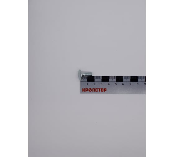 Болт Крепстор 6х16 мебельный DIN 603 оцинкованный, 400 шт 4665316940707 1