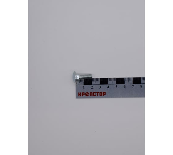 Болт Крепстор 6х20 мебельный DIN 603 оцинкованный, 400 шт 4665316940714 1