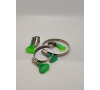 Хомут из нержавеющей стали (бабочка) Крепстор 16-26, 100 шт 4665316997541