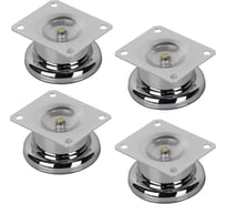 Опора мебельная Marlok (50х40мм) CP (хром) (4 шт) 044714