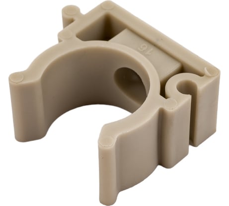 Опора для труб RTP одинарная, D20, серая 10973