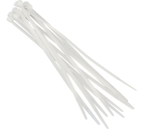 Хомуты Sturm 200х3,6 мм, пластмассовые, белые, 100 шт. 7012-04-200