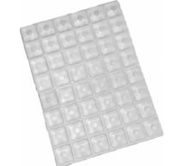 Демпфер MFK-TORG силиконовый, 17мм, самоклеящийся, прозрачный, 54шт 70126-54