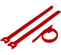 Хомут для кабеля Hyperline WAS-310-RD липучка с мягкой застежкой, 310x14 мм, красный 3133 31337