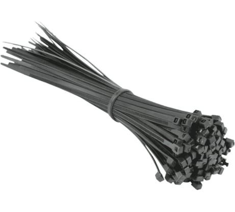 Хомут для стяжки пластиковый CT-11B 2.5×150 черный 500 шт Turbosky 663 CT11B