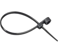 Хомут IEK P6.6 с винтовым креплением чёрный 3,6х150мм 100шт/упак UHH12-D036-150-100-K02