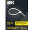 Хомут IEK P6.6 стандартный белый 7,6х220мм 100шт/упак UHH30-D076-220-100-K01 4