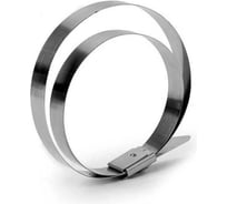 Хомут HLT AISI 316 из нержавеющей стали крепежный под двойной обхват, 12x1000мм, 50шт 084-01-757