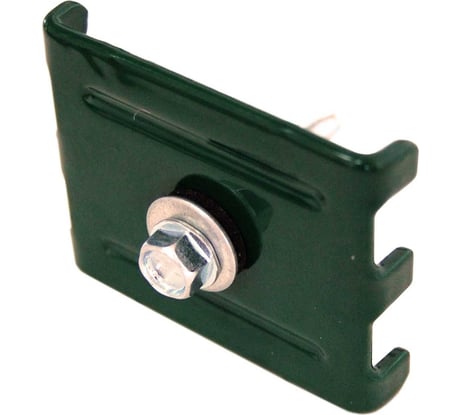 Крепление Grand Line скоба и саморез 5,5х32, зеленый RAL 6005 118544