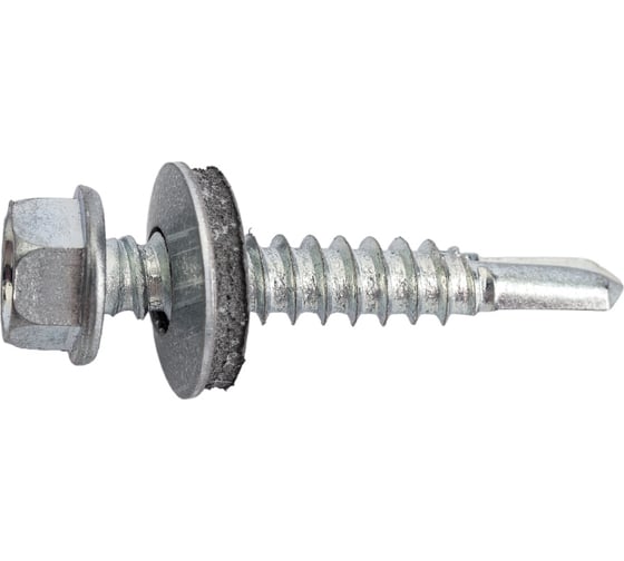 Крепление скоба и саморез Grand Line 5,5х32, цинк Zn 118545