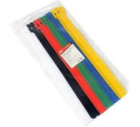 Хомуты-липучки HLT 16х310мм ,6 цветов по 2 штуки, упаковка 12 шт 084-07-277