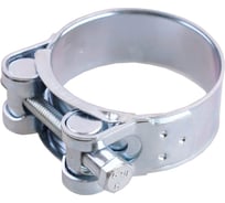 Хомут шарнирный Стройбат 48- 51мм, белый цинк 10 шт, 602120