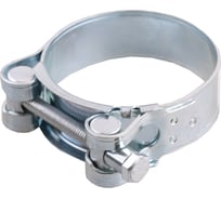 Хомут шарнирный Стройбат 56- 59мм, белый цинк 10 шт, 602140