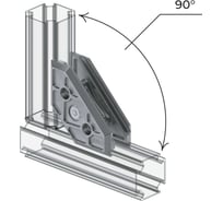 Угловой элемент RIVO SYSTEMS 180/90/45 RIVO Fix 100002