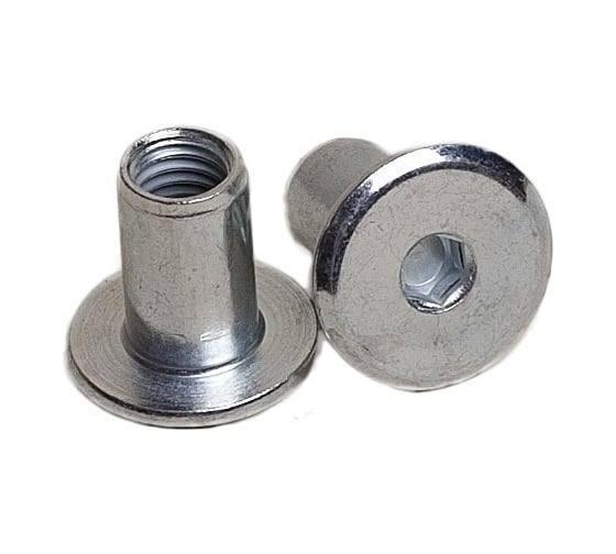 Гайка КОСТИНСТРОЙ ERICSONA М8 с плоской головкой, оц (50шт.) 36052 1