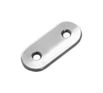 Планка крепежная хром 40х16 (50 комп. по 2 шт)