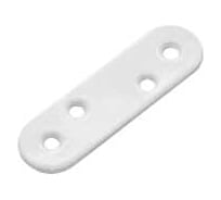 Планка крепежная белый 60х16 (50 комп. по 2 шт)
