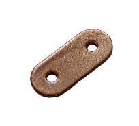 Планка крепежная коричневый металлик 40х16 (50 комп. по 2 шт)