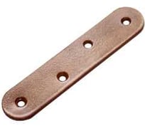 Планка крепежная коричневый металлик 100х20 (50 комп. по 2 шт)