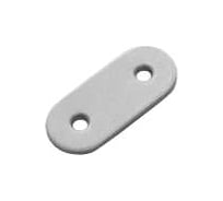 Планка крепежная серый металлик 40х16 (50 комп. по 2 шт)