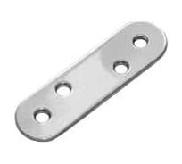 Планка крепежная хром 60х16 (50 комп. по 2 шт)