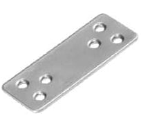 Планка крепежная коричневый металлик 76х30 (50 компл. по 2 шт.)