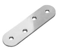 Планка крепежная хром 80х20 (50 комп. по 2 шт)