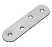 Планка крепежная серый металлик 80х20 (50 комп. по 2 шт)