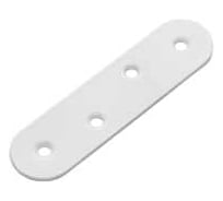 Планка крепежная белый 80х20 (50 комп. по 2 шт)
