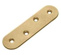 Планка крепежная золото 80х20 (50 комп. по 2 шт)