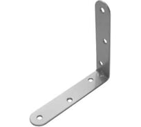 Уголок мебельный 100х100х20 (50 компл. по 2 шт) серый металлик