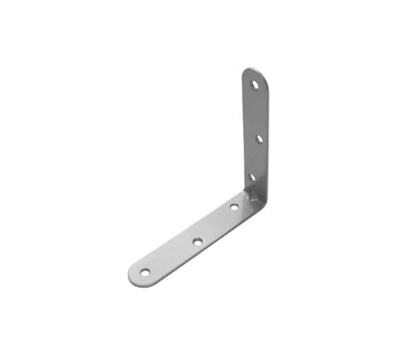 Уголок мебельный DOMART 100х100х20 ( 5 компл. по 2 шт.) серый металлик 4607111625083 1