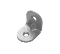 Уголок мебельный 20х20х16 (50 компл. по 2 шт) серый металлик