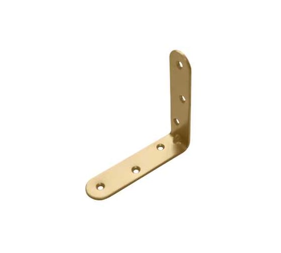 Уголок мебельный DOMART 80х80х20 (5 компл. по 2 шт.) золото 4607111624963 1