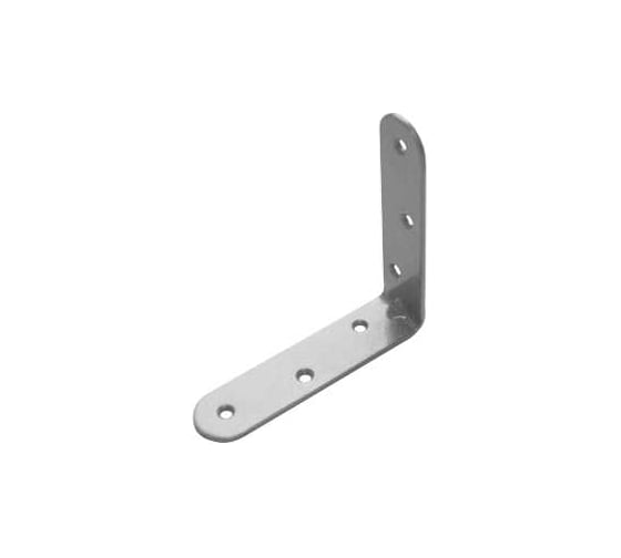 Уголок мебельный DOMART 80х80х20 (5 компл. по 2 шт.) серый металлик 4607111624987 1