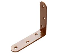 Уголок мебельный DOMART 80х80х20 (5 компл. по 2 шт.) коричневый металлик 4607111624970