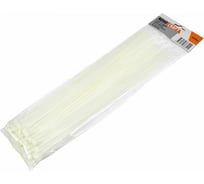 Нейлоновая хомут-стяжка NOVOCRAFT 5x350 мм, белая, уп. 100 шт. HCC053500100