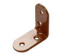 Уголок мебельный DOMART 40х40х20 (10 компл. по 2 шт.) коричневый металлик 4607111624673