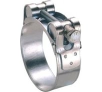 Одноболтовый силовой хомут NOVOCRAFT 56-59 мм, цинк, уп. 5 шт. RZN056059005