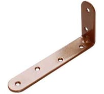 Уголок мебельный DOMART 50х110х20 (5 компл. по 2 шт.) коричневый металлик 4607111625625