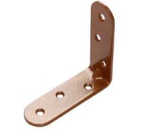 Уголок мебельный DOMART 60х60х20 (5 компл. по 2 шт.) коричневый металлик 4607111624871